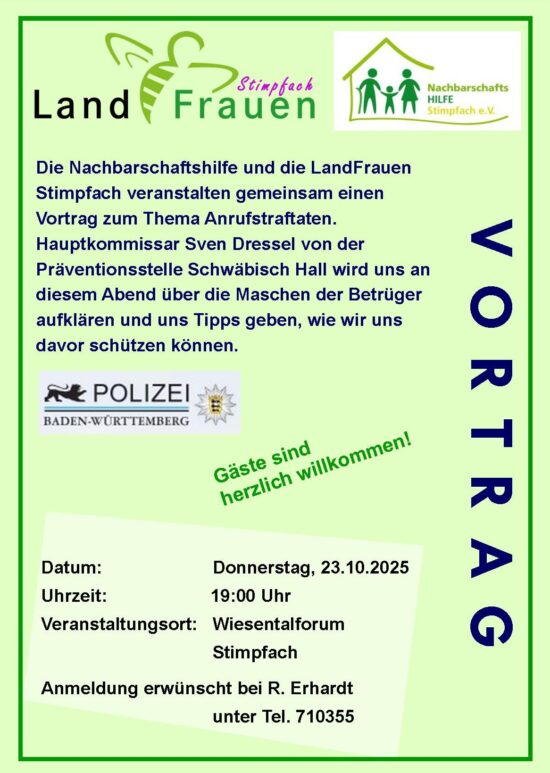 Vortrag 23.10.2025