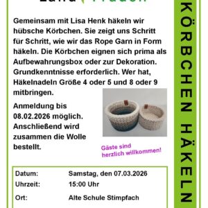 Körbchen häkeln 07.03.2026