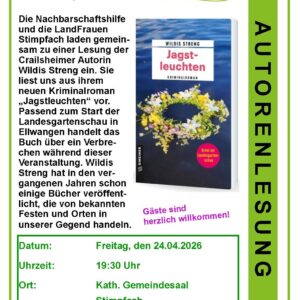 Autorenlesung 24.04.2026