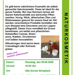 Naturkosmetik 09.06.2026
