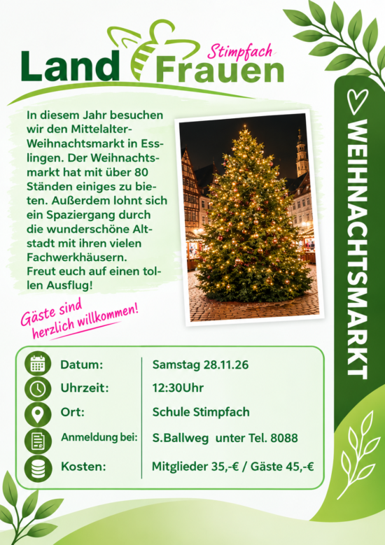 Weihnachtsmarkt Esslingen 28.11.26